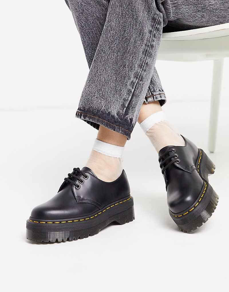 

Dr Martens 1461 Квадратные туфли на массивной шнуровке
