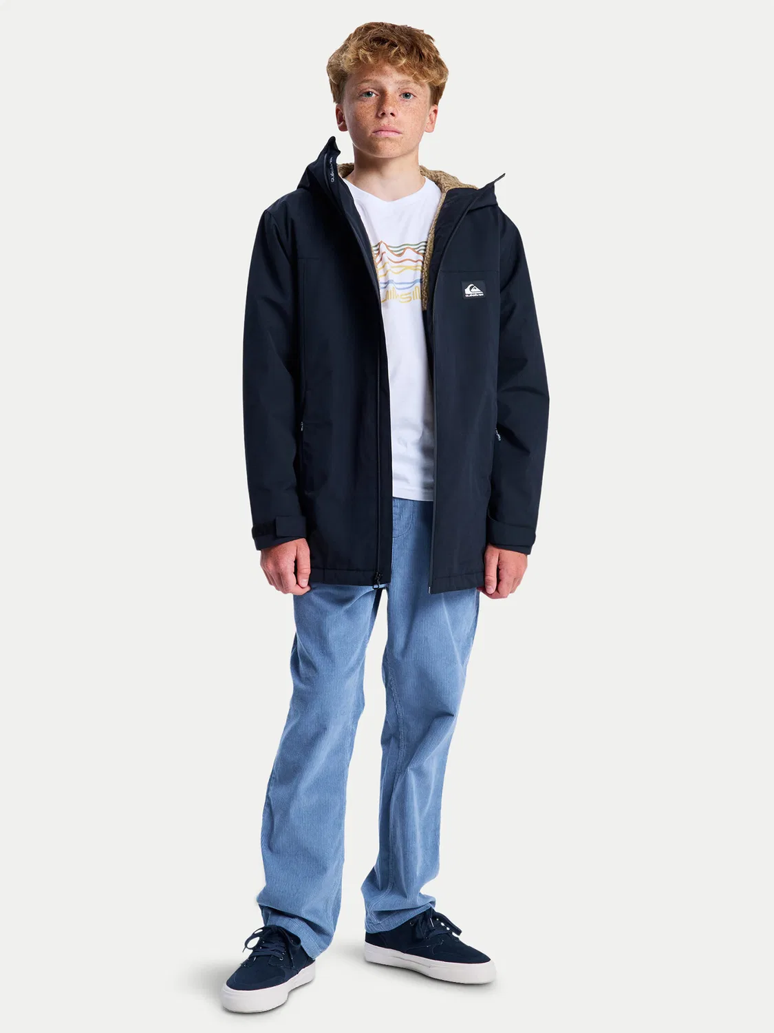Зимняя куртка стандартного кроя для мальчика Overcast Quiksilver, черный — фото 2