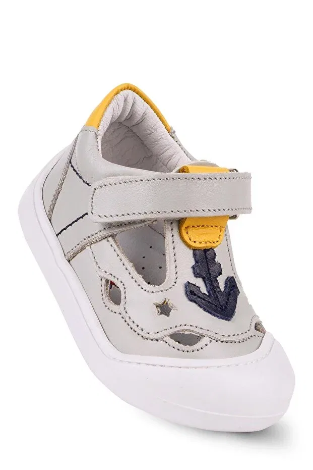 Детские туфли для мальчиков с ортопедической подошвой Kaptan Junior, Gray
