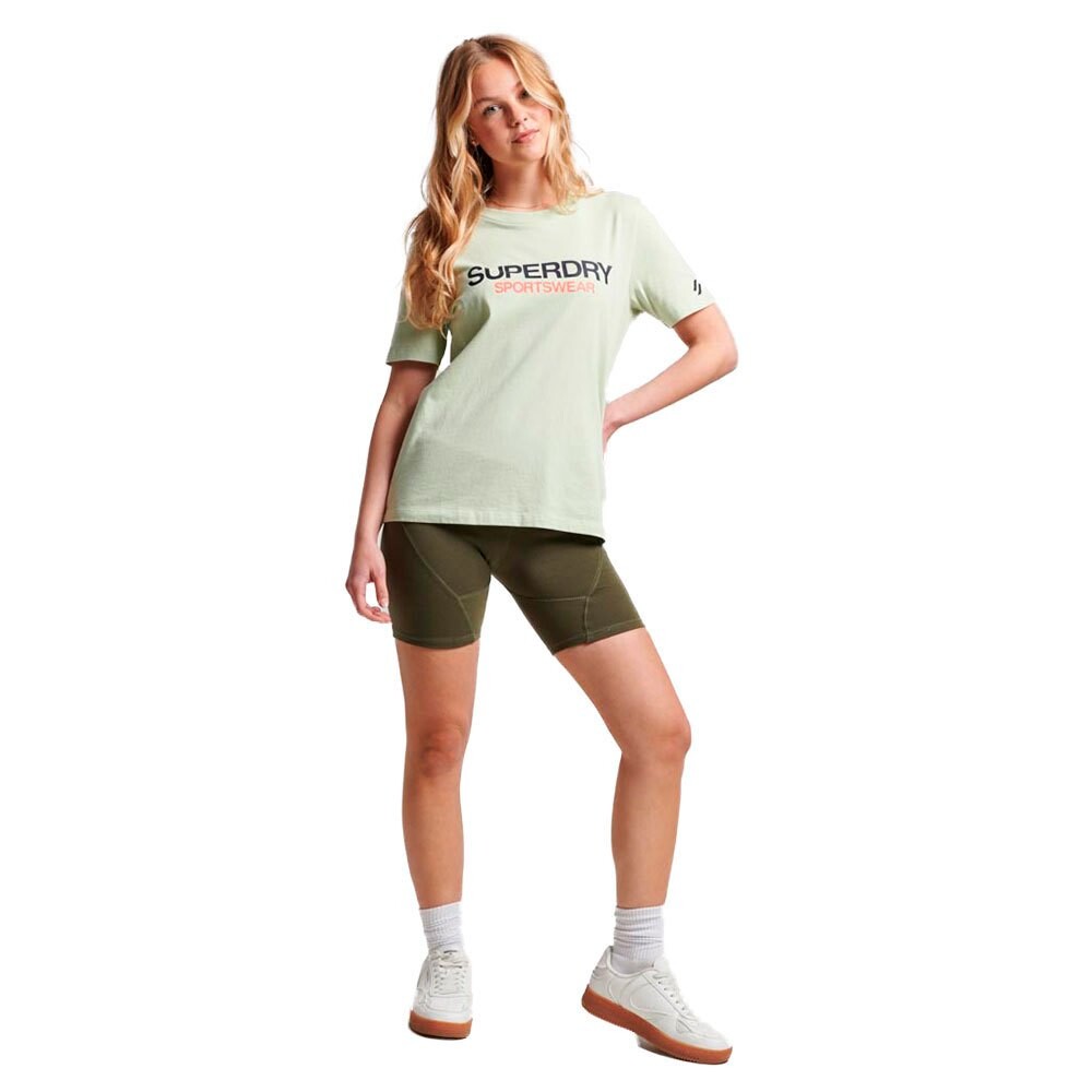 Футболка Superdry Sportswear Logo Relaxed, зеленый — фото 4