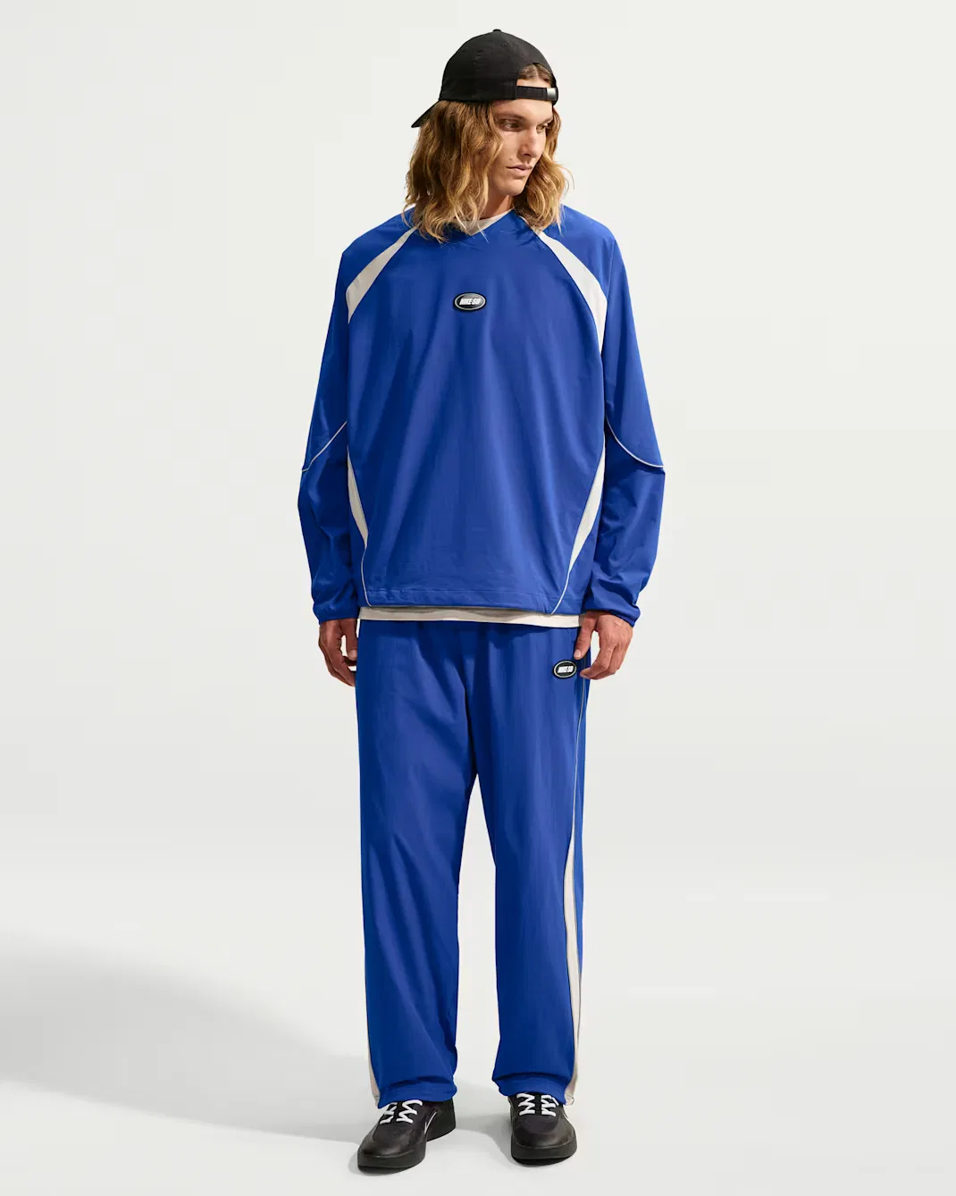 Тканые штаны для скейтбординга Nike SB, Old Royal/Light Orewood Brown