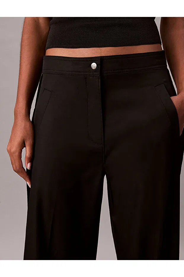 Женские брюки хлопковые Calvin Klein, Black — фото 2