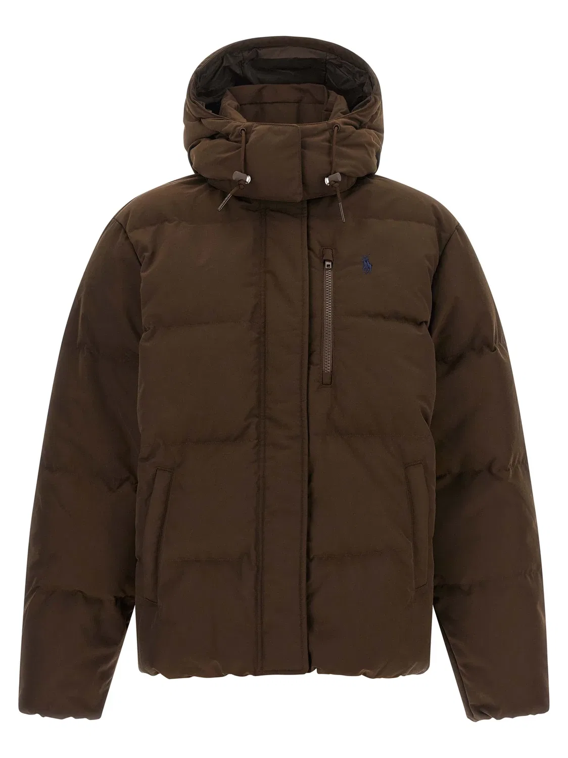 Пуховик Карли POLO RALPH LAUREN, коричневый