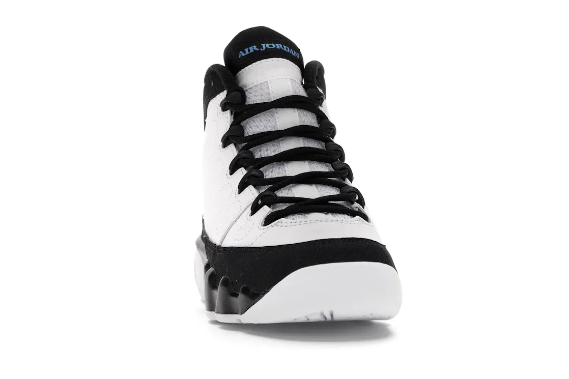 Детские кроссовки Lifestyle с принтом Jordan 9 Retro Jordan, White/University Blue-Black — фото 2