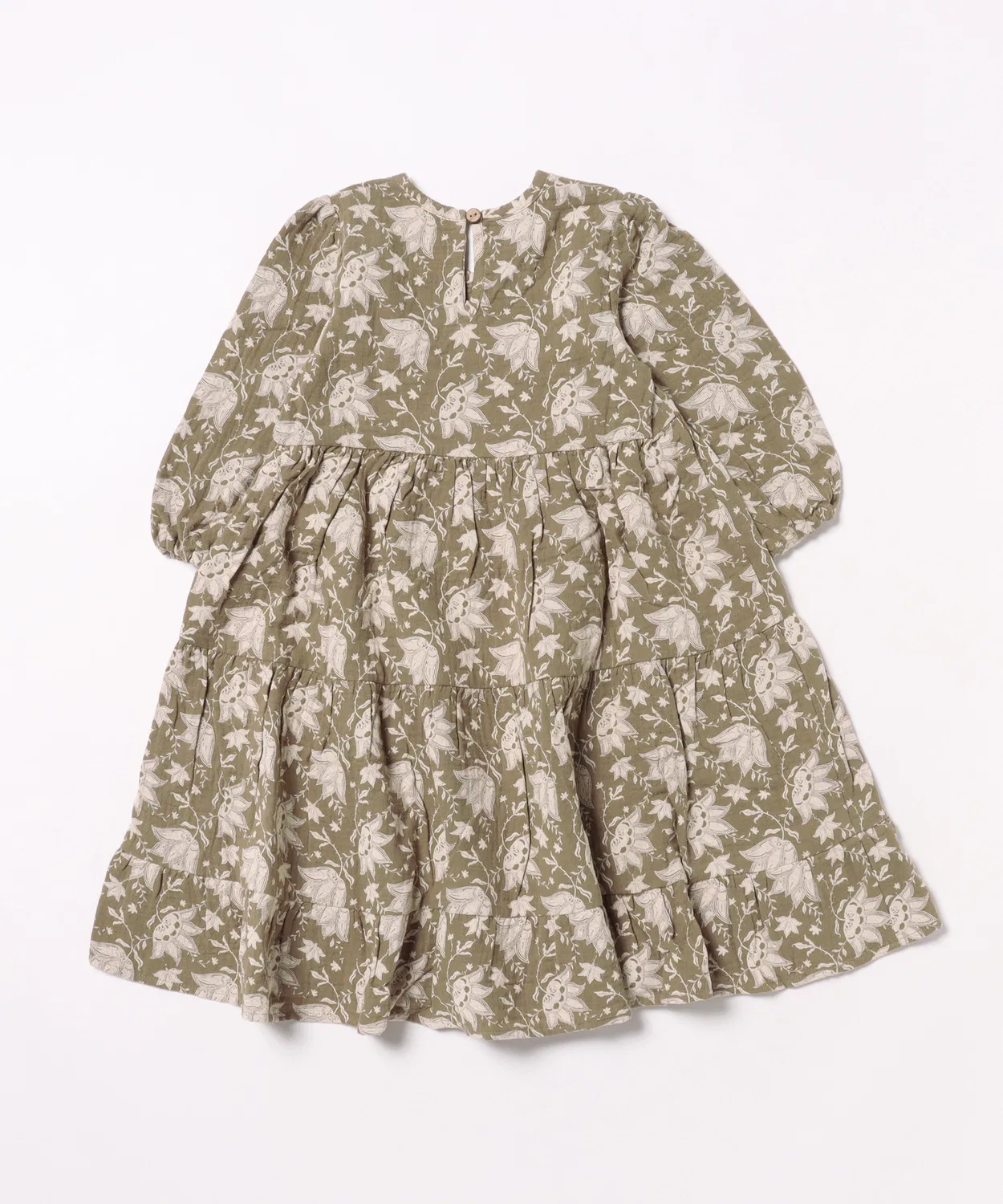Детское платье для девочек с воланами на рукавах GILLIAN DRESS Rylee + Cru, Green — фото 2