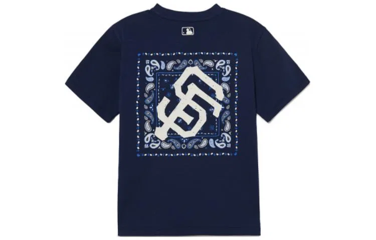 Детская футболка с круглым вырезом MLB Navy Blue