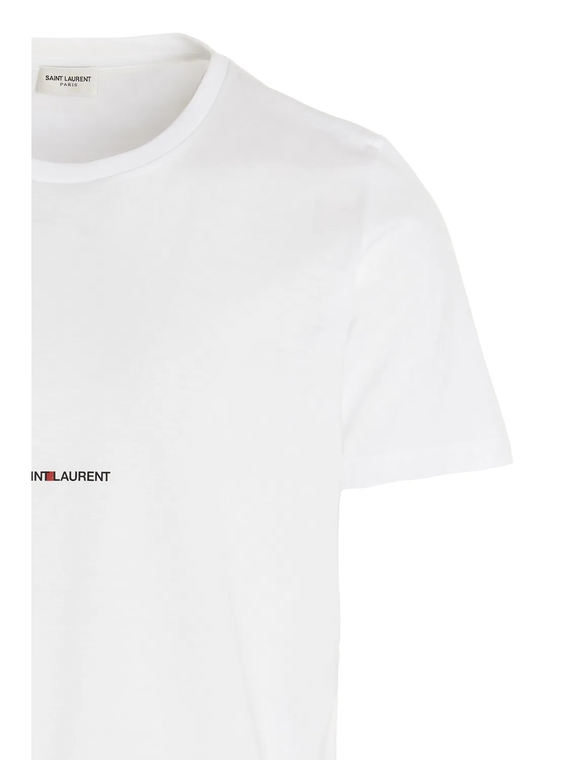 Мужская футболка с принтом логотипа Rive Gauche Saint Laurent, White — фото 3