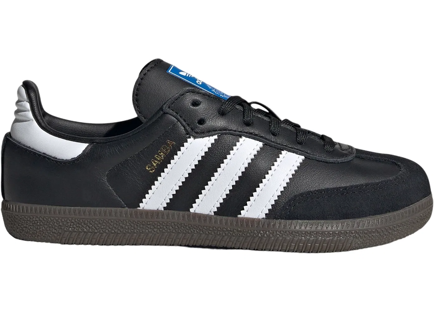 Детские кроссовки с длинным рукавом Adidas Samba OG, Core Black Cloud White Gum