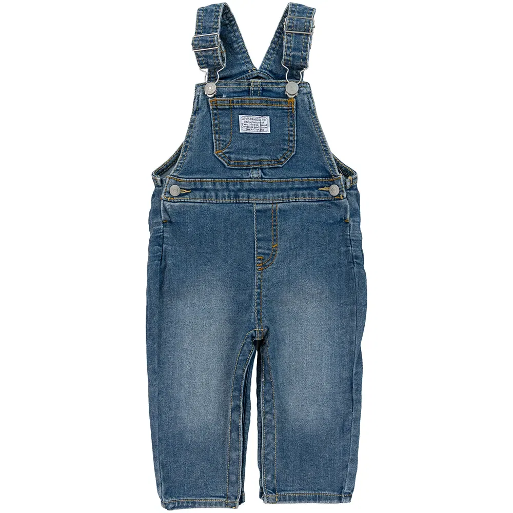 Детский комбинезон для девочек с регулируемыми бретелями Levi's, Blue