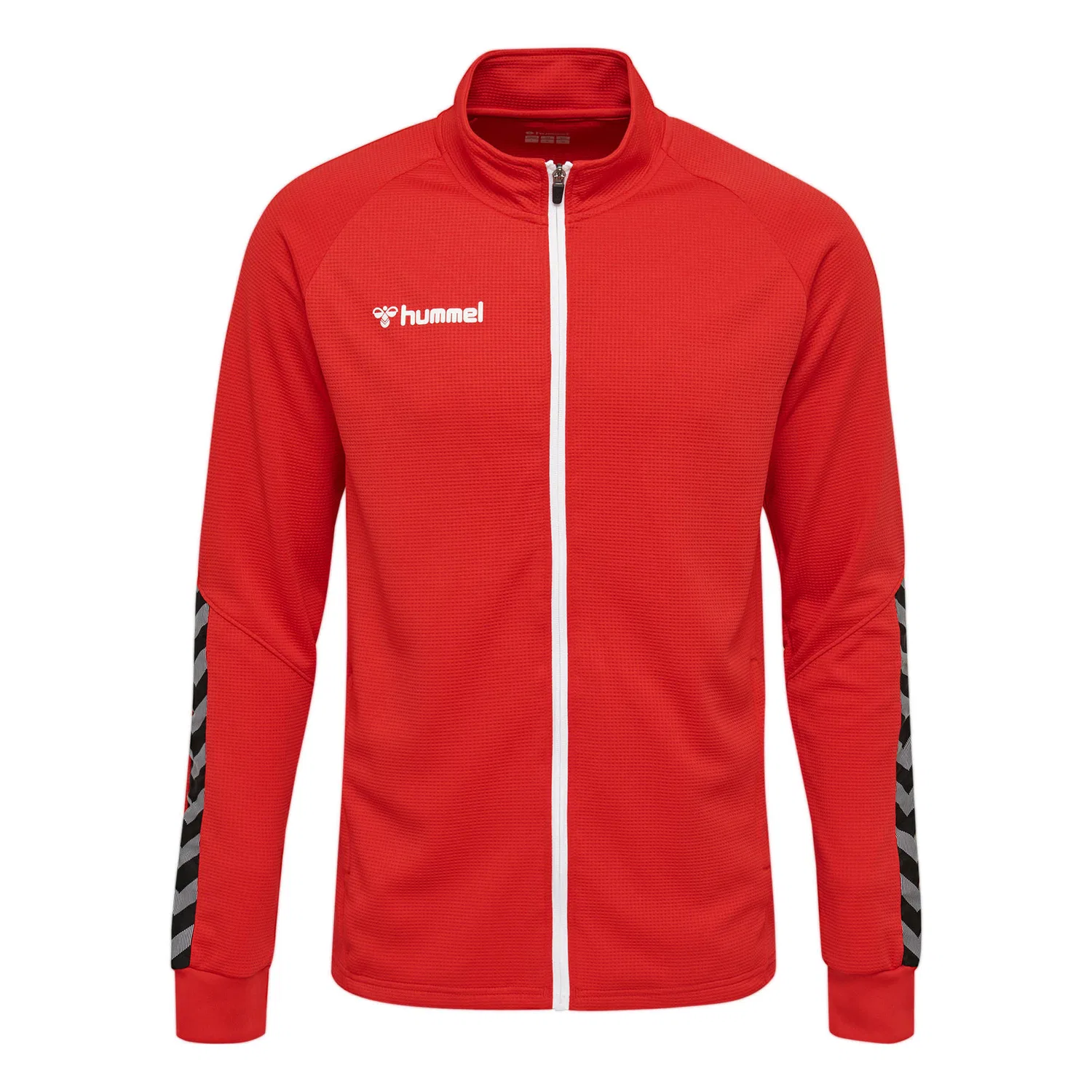 Детская куртка с молнией hmlAUTHENTIC KIDS POLY ZIP JACKET Hummel, Rot — фото 2