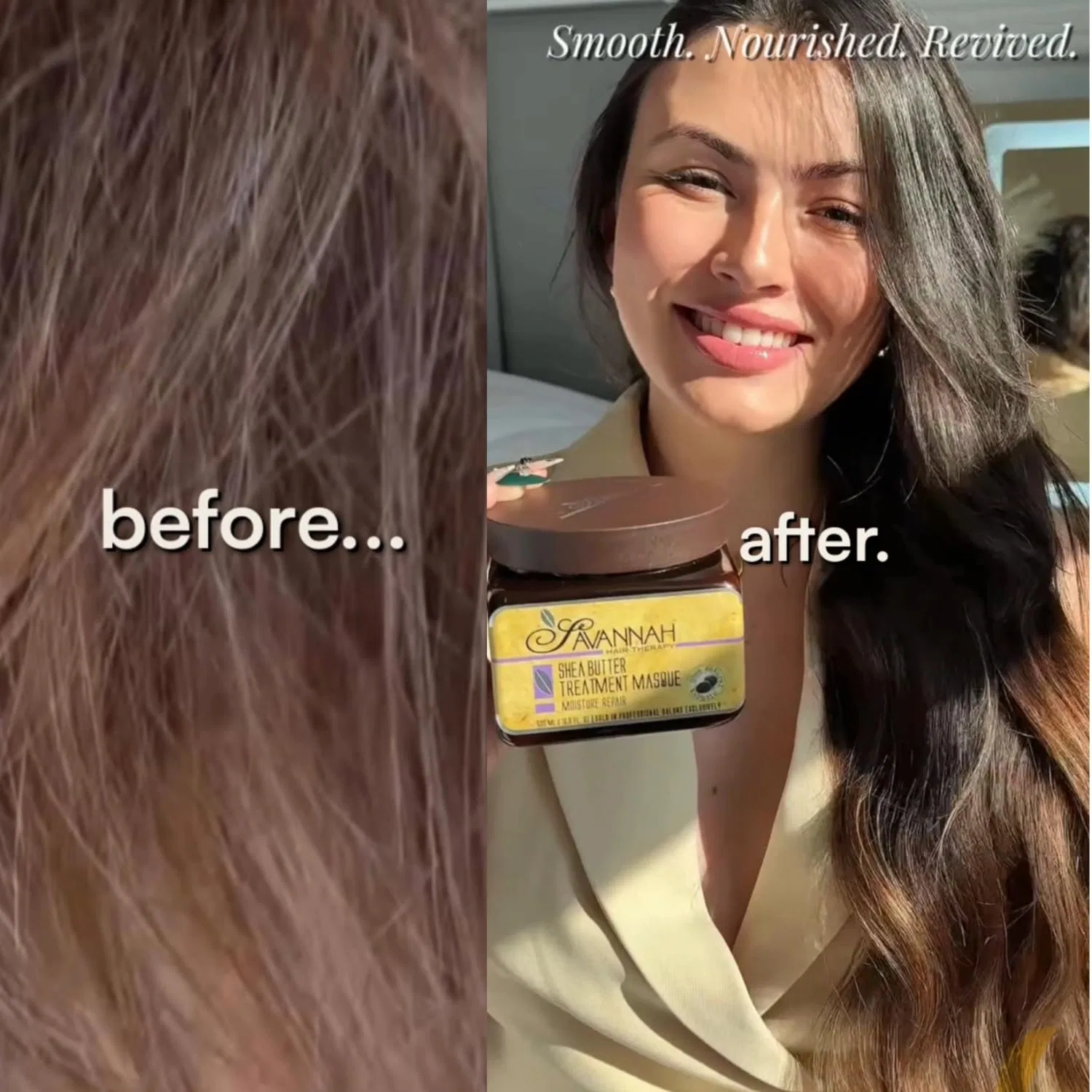 Маска для волос Shea Butter Treatment, Savannah Hair Therapy, 500 мл — фото 3