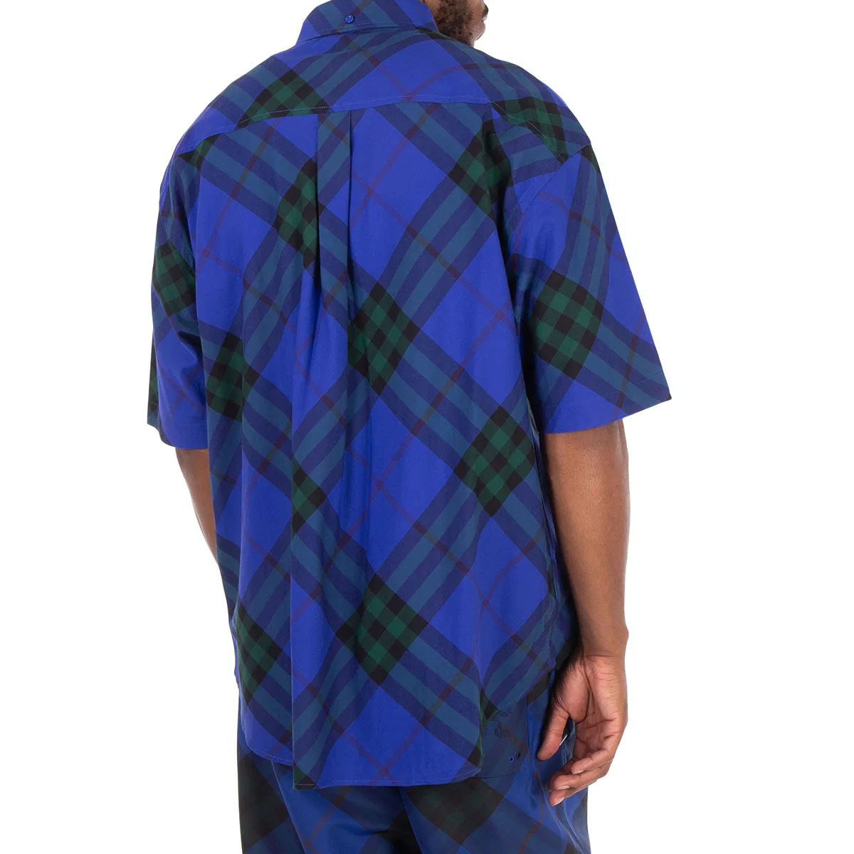 Футболка хлопковая с принтом Check-Pattern Cotton Shirt Burberry — фото 3