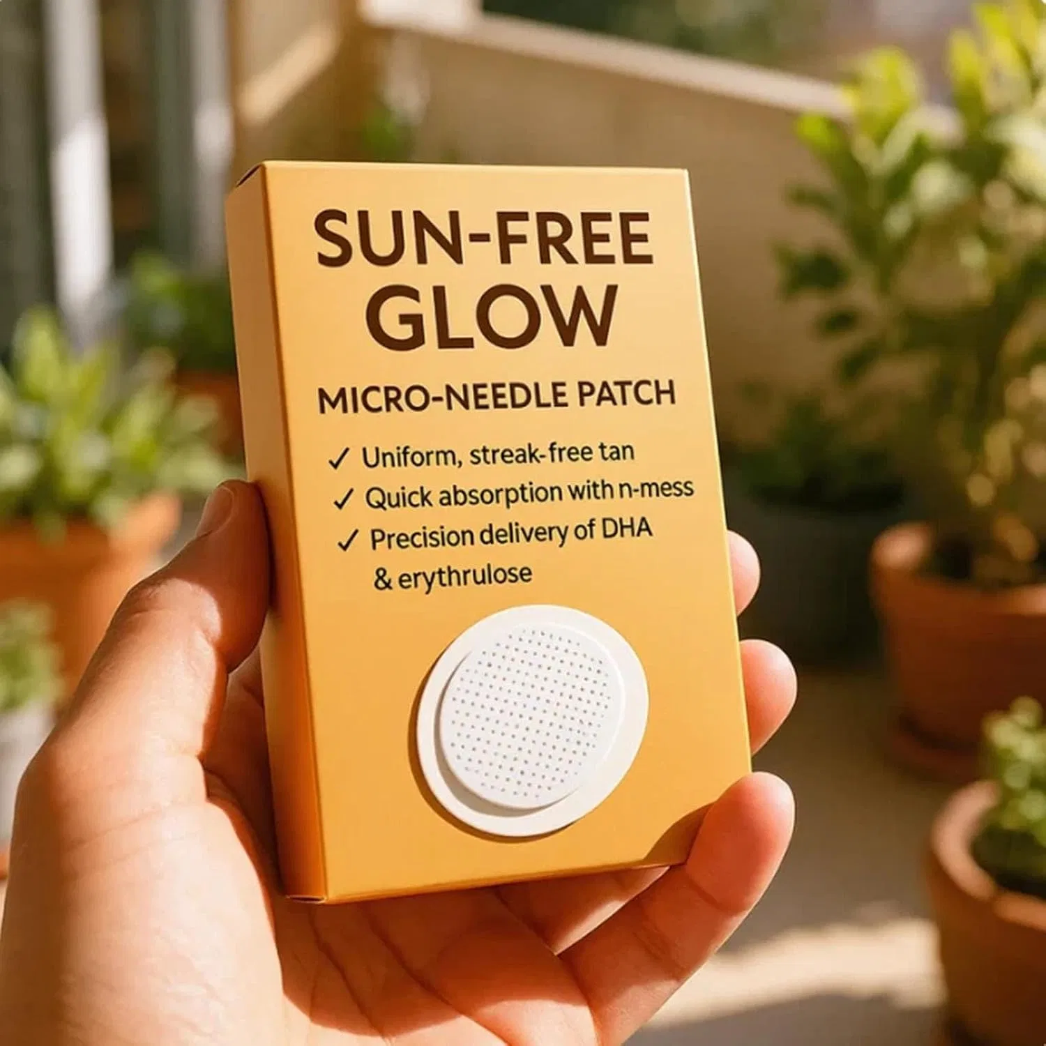 Самозагар микронидл патчи Sun Free Glow 10 шт, Generisch — фото 4