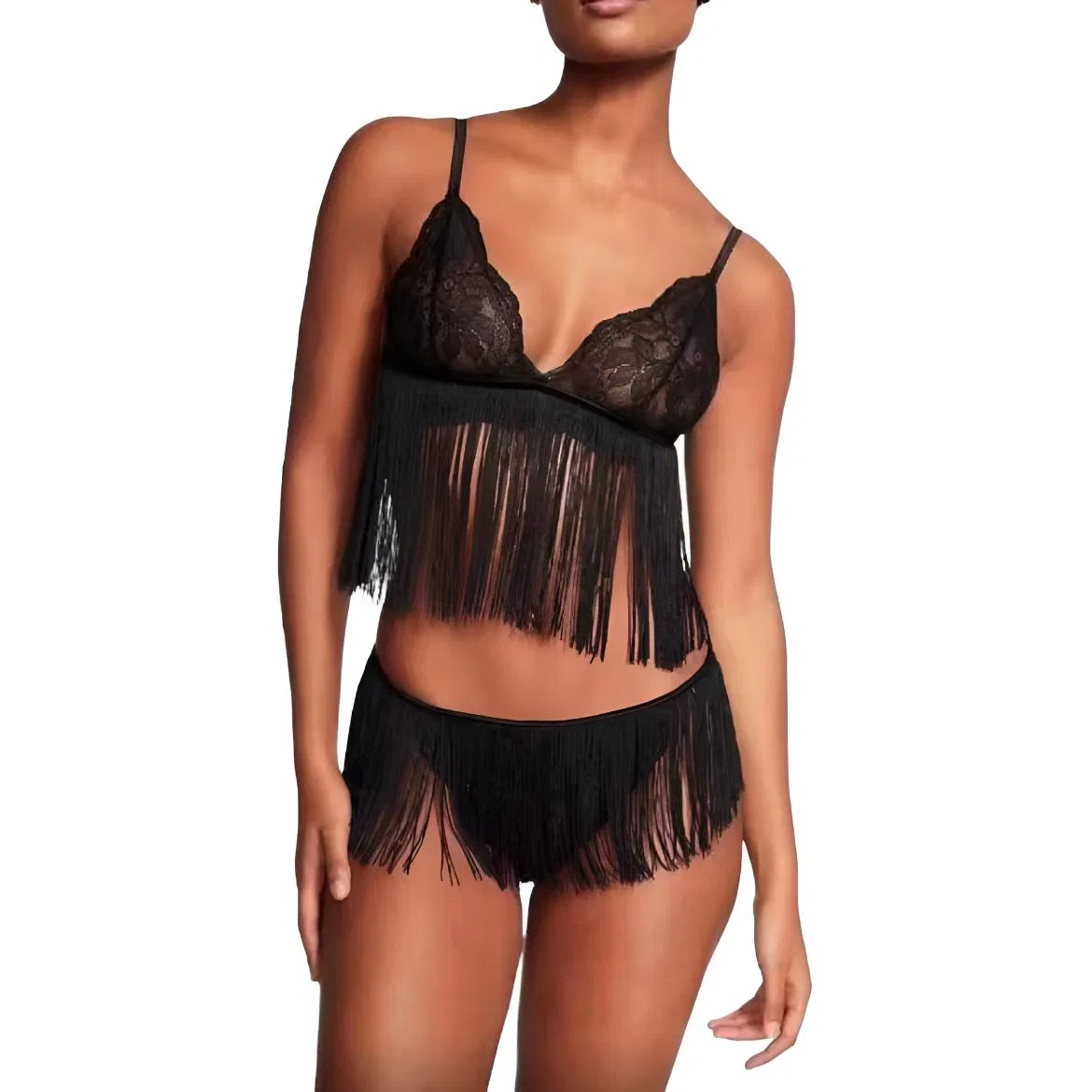 Женский комплект белья Set Black Victoria's Secret, Черный — фото 3