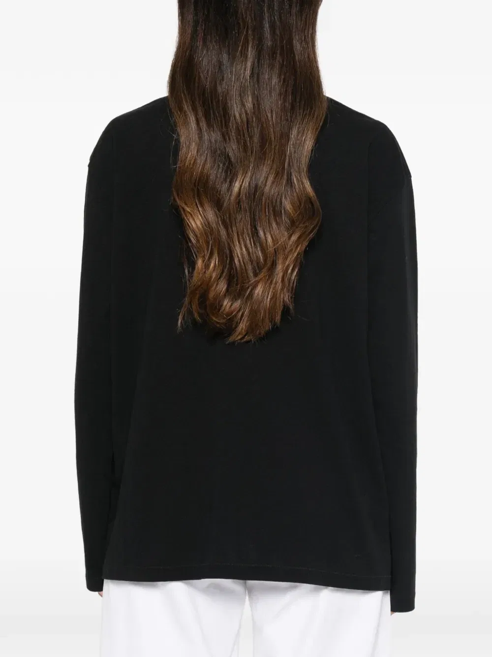 Футболка с длинными рукавами и логотипом Jacquemus, черный — фото 4