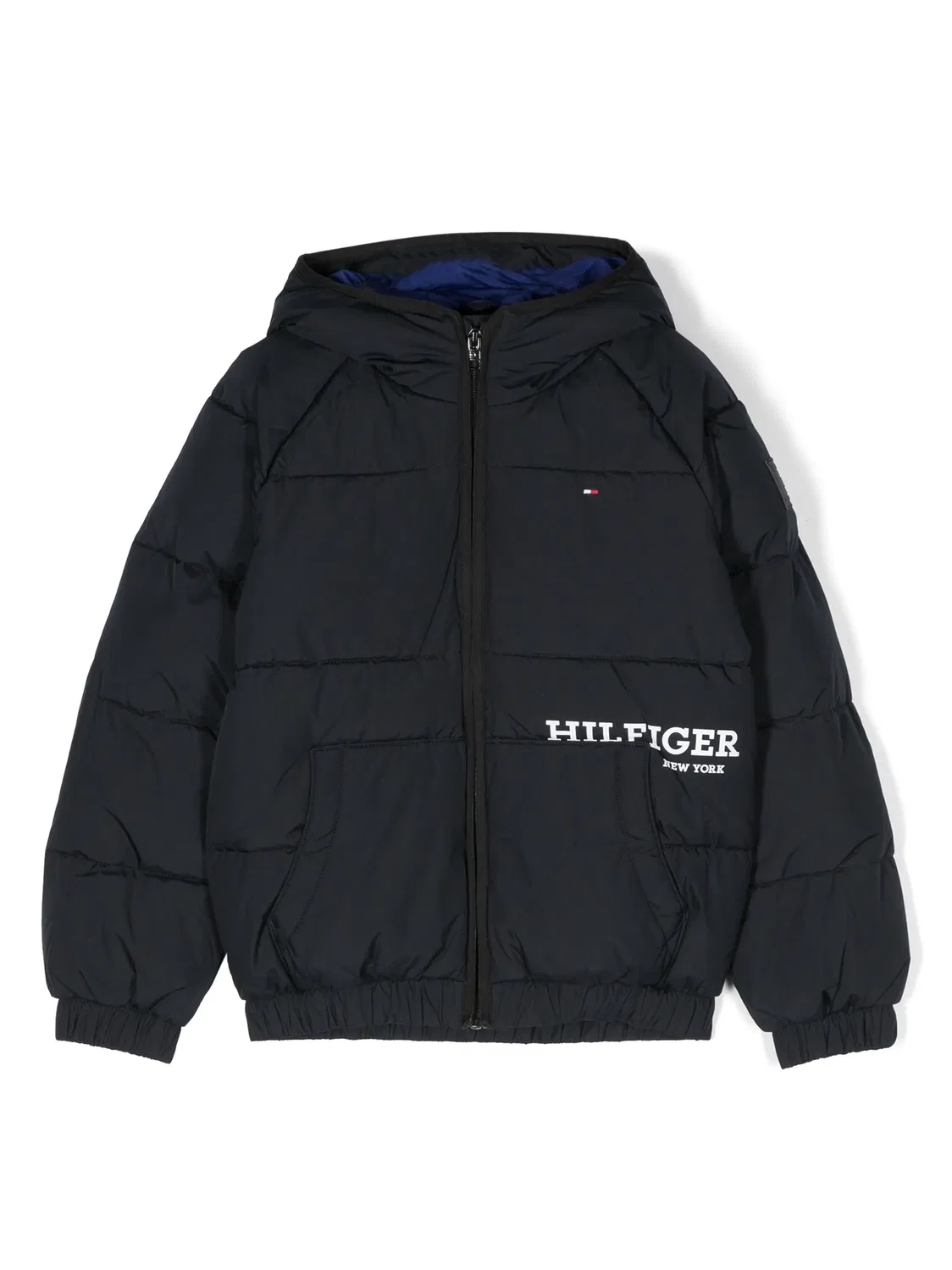 Куртка с логотипом и утеплителем Tommy Hilfiger, синий