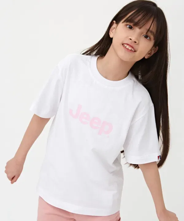 Футболка с логотипом, Jeepkids, белый