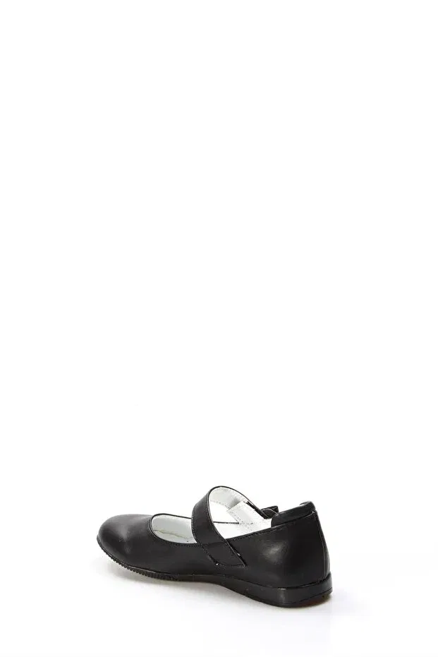 Детские балетки для девочек из натуральной кожи Fast Step, Black — фото 3
