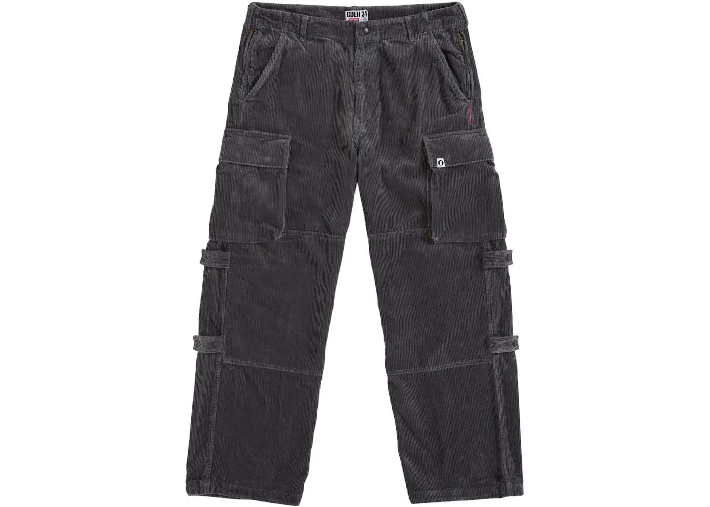 Мужские брюки из вельвета Supreme GOODENOUGH Corduroy Military Pant, Grey