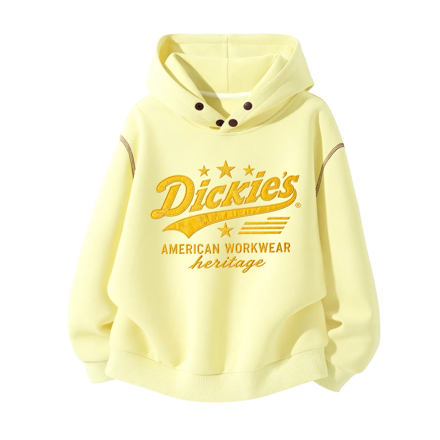 Детский свитшот с капюшоном Sbu Art Pear Yellow Dickies, Sbu Art Pear Yellow
