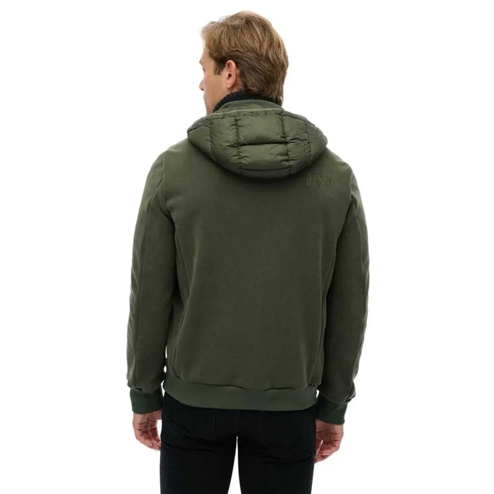 Куртка Storm Fleece Hybrid Superdry, зеленый — фото 2