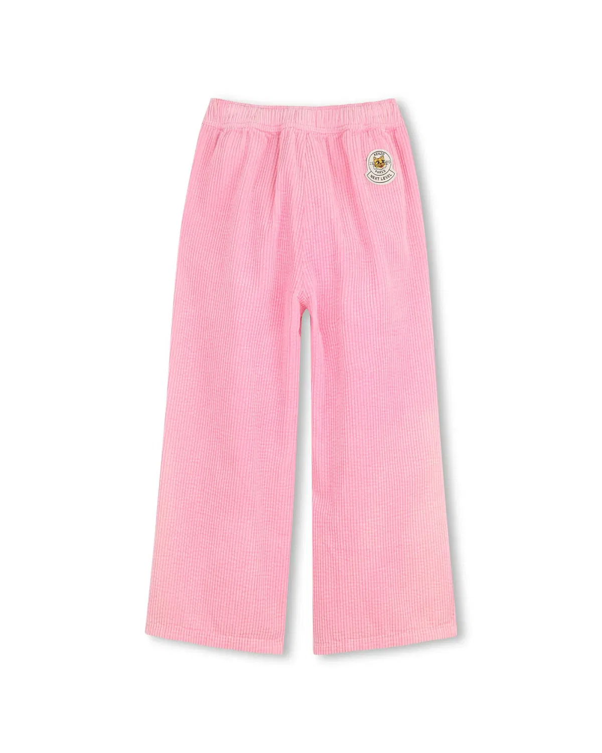 Детские брюки карго для девочек хлопковые Kenzo Kids, Rosa — фото 3