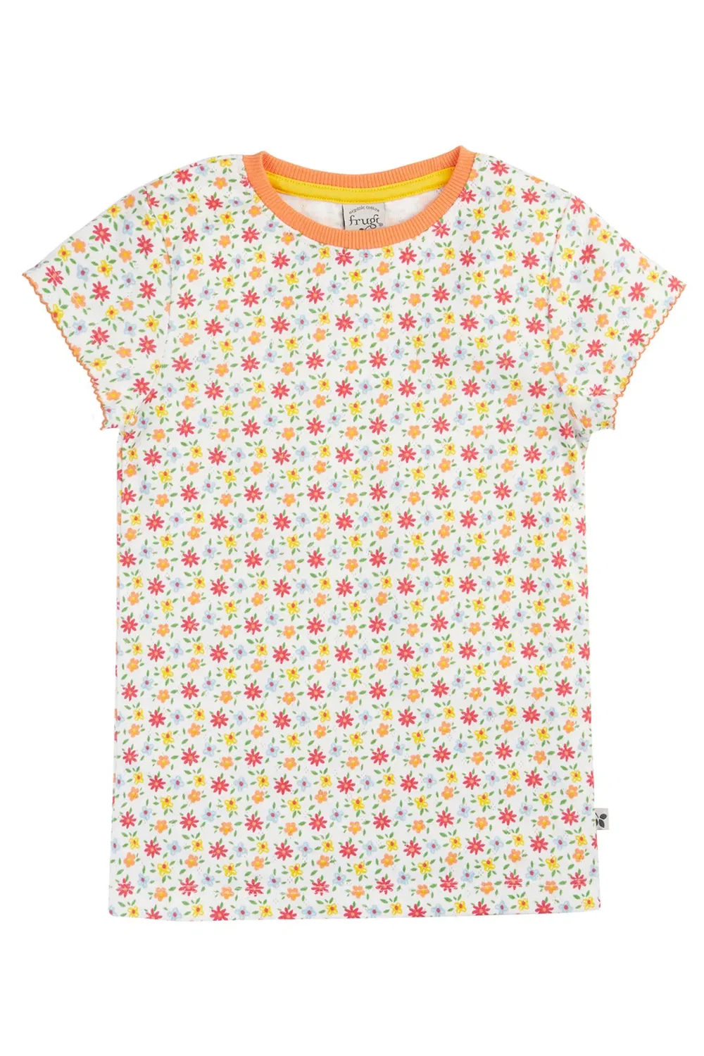 Детская футболка Pip Pointelle 2 Pack Frugi, Multi — фото 2