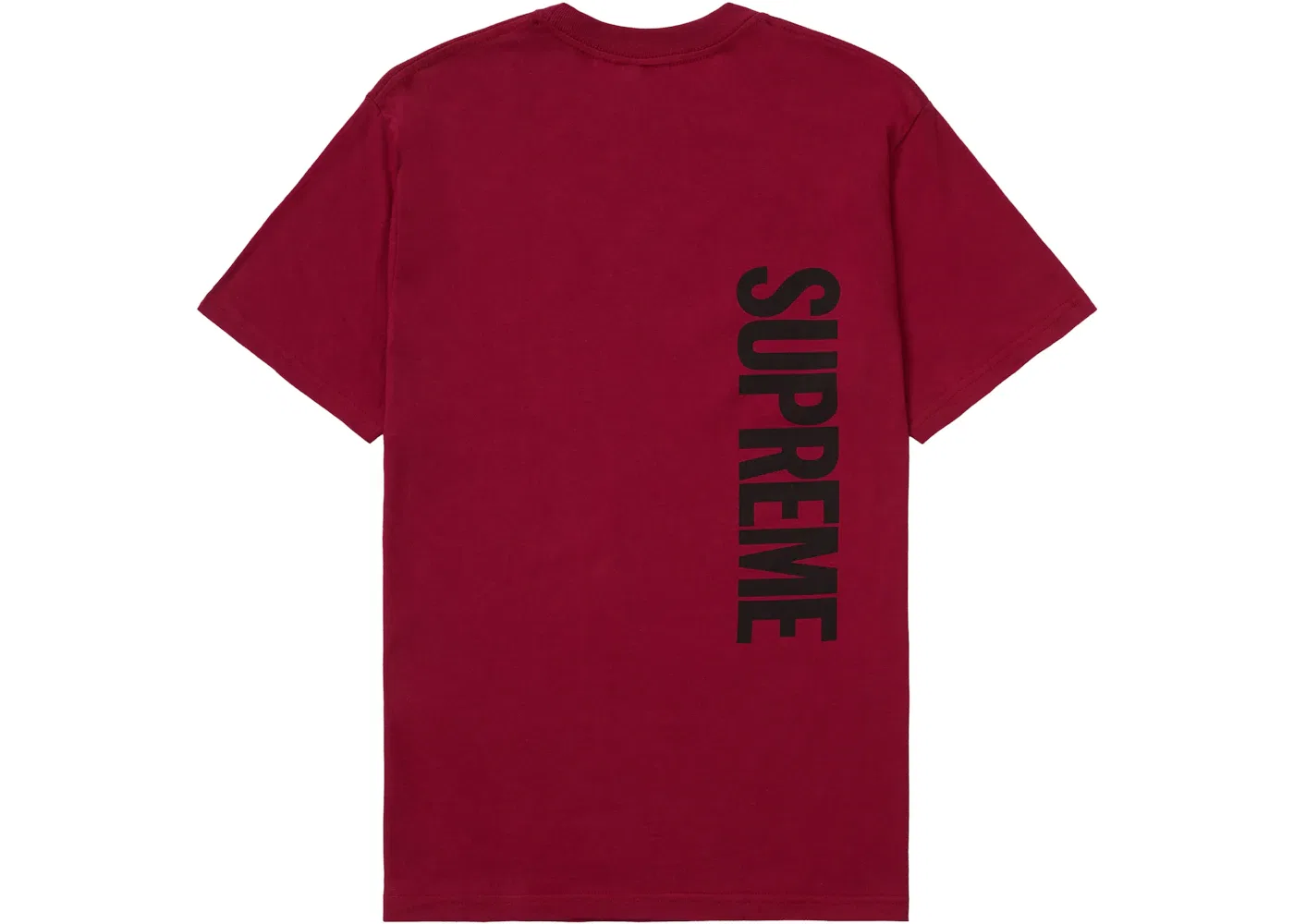 Мужская футболка с принтом Supreme Butthole Surfers Leg Tee, Dark Magenta — фото 2