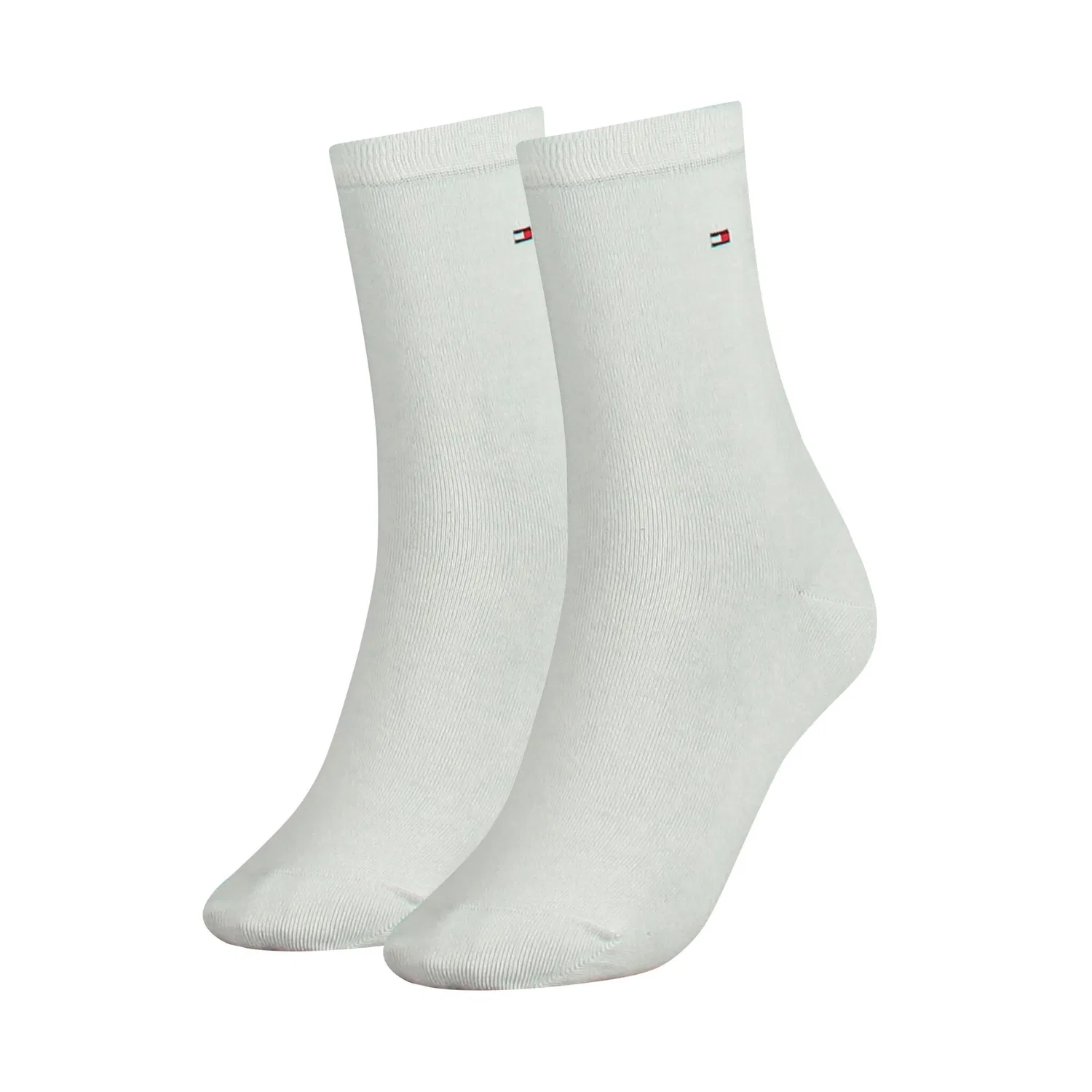 Женские носки в 2-х парном наборе с плоским швом Tommy Hilfiger, White