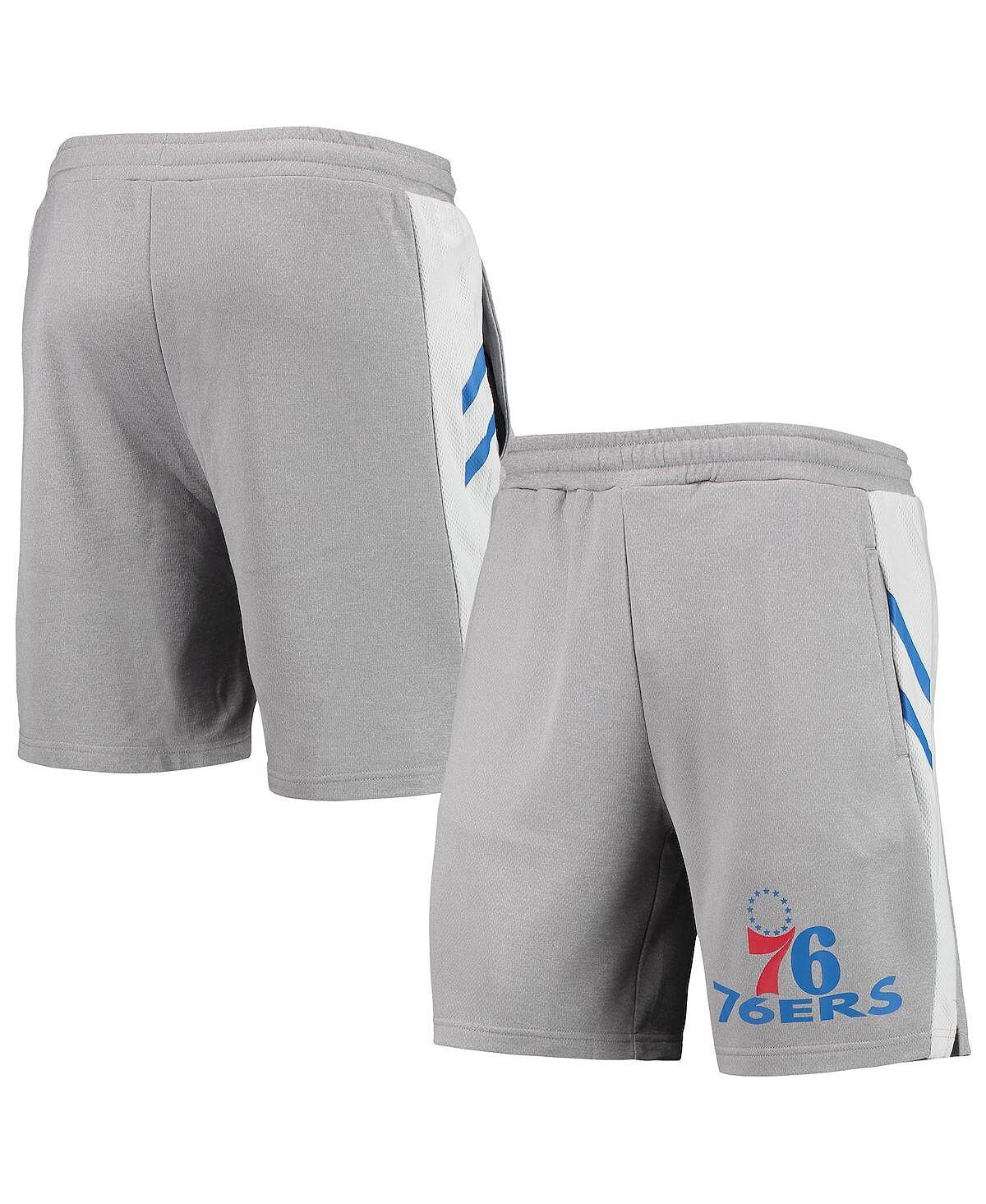 

Мужские серые шорты philadelphia 76ers stature Concepts Sport, серый