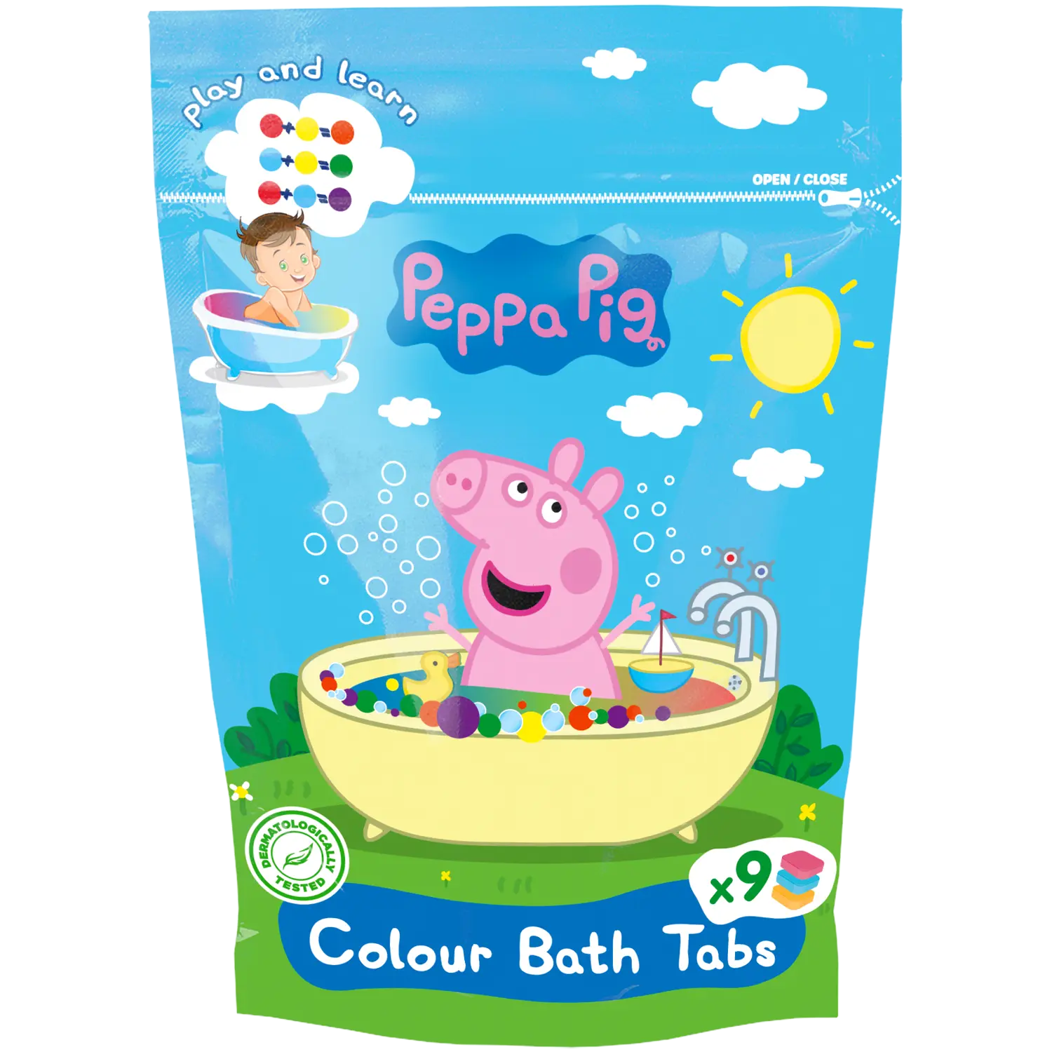 

Peppa Pig красители для детской ванночки, 9х16 г