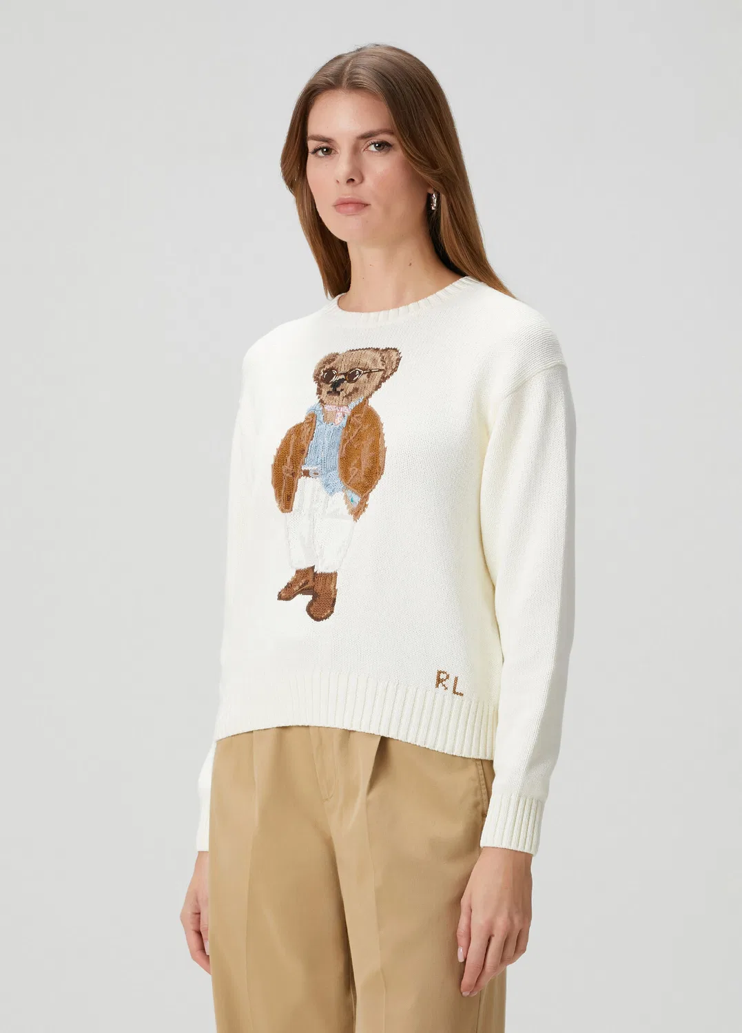 Трико Polo Ralph Lauren, кремовый — фото 3