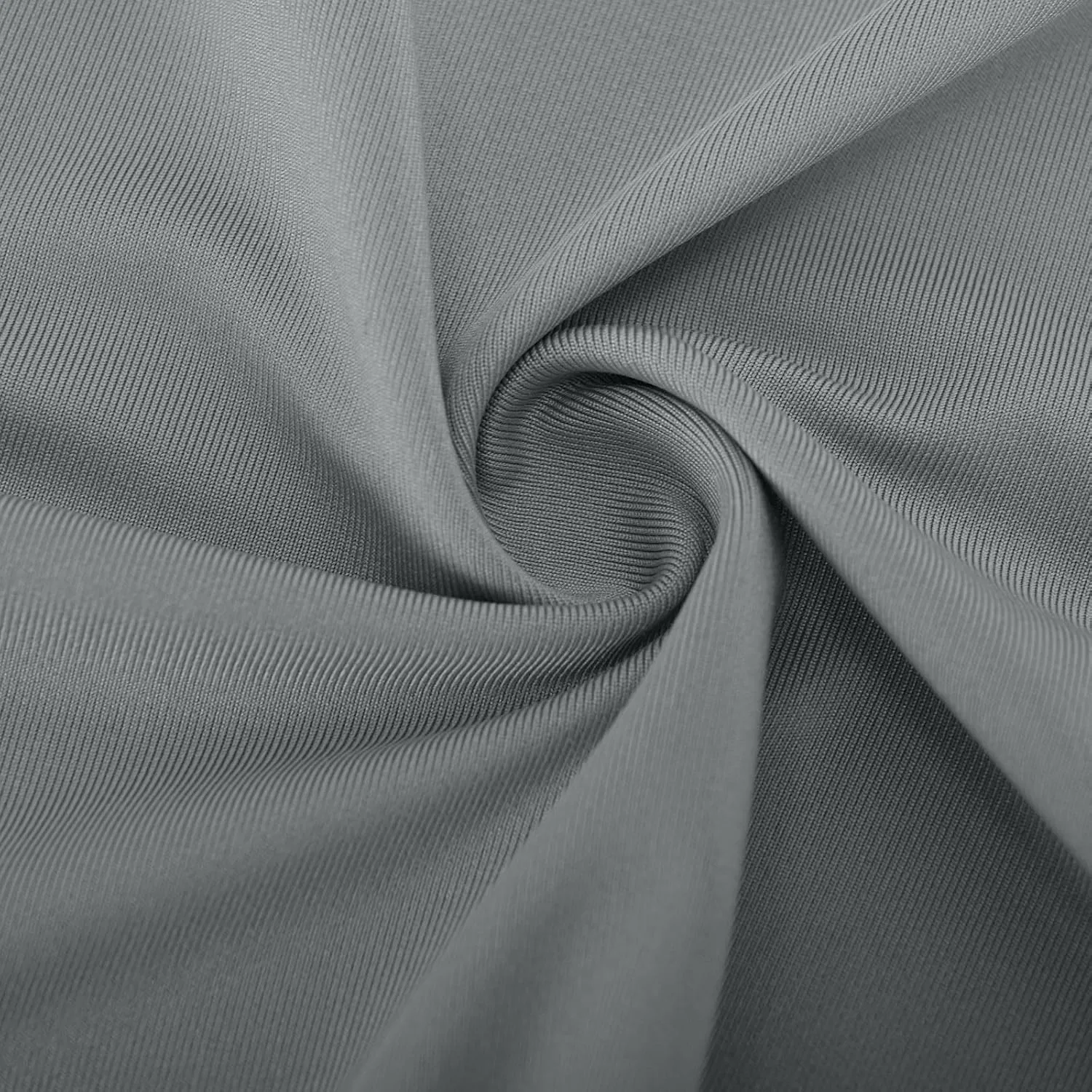 Женский короткий топ с круглым вырезом Slim Fit, Gray — фото 3