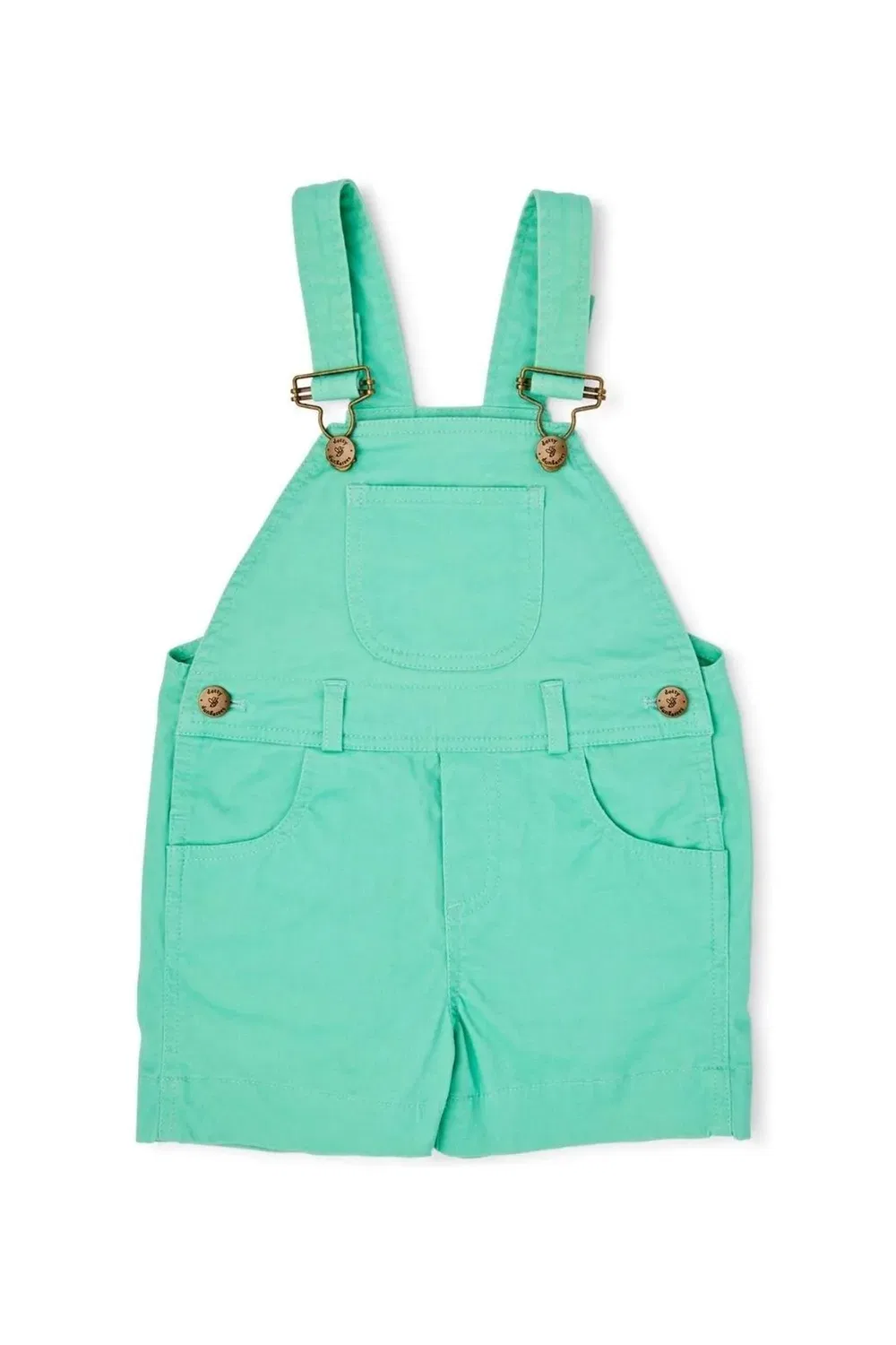 Детские джинсовые шорты-комбинезон Dotty Dungarees, Green