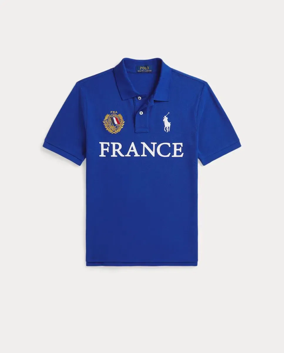 Детское поло для мальчиков хлопковое Polo Ralph Lauren, Azul Índigo