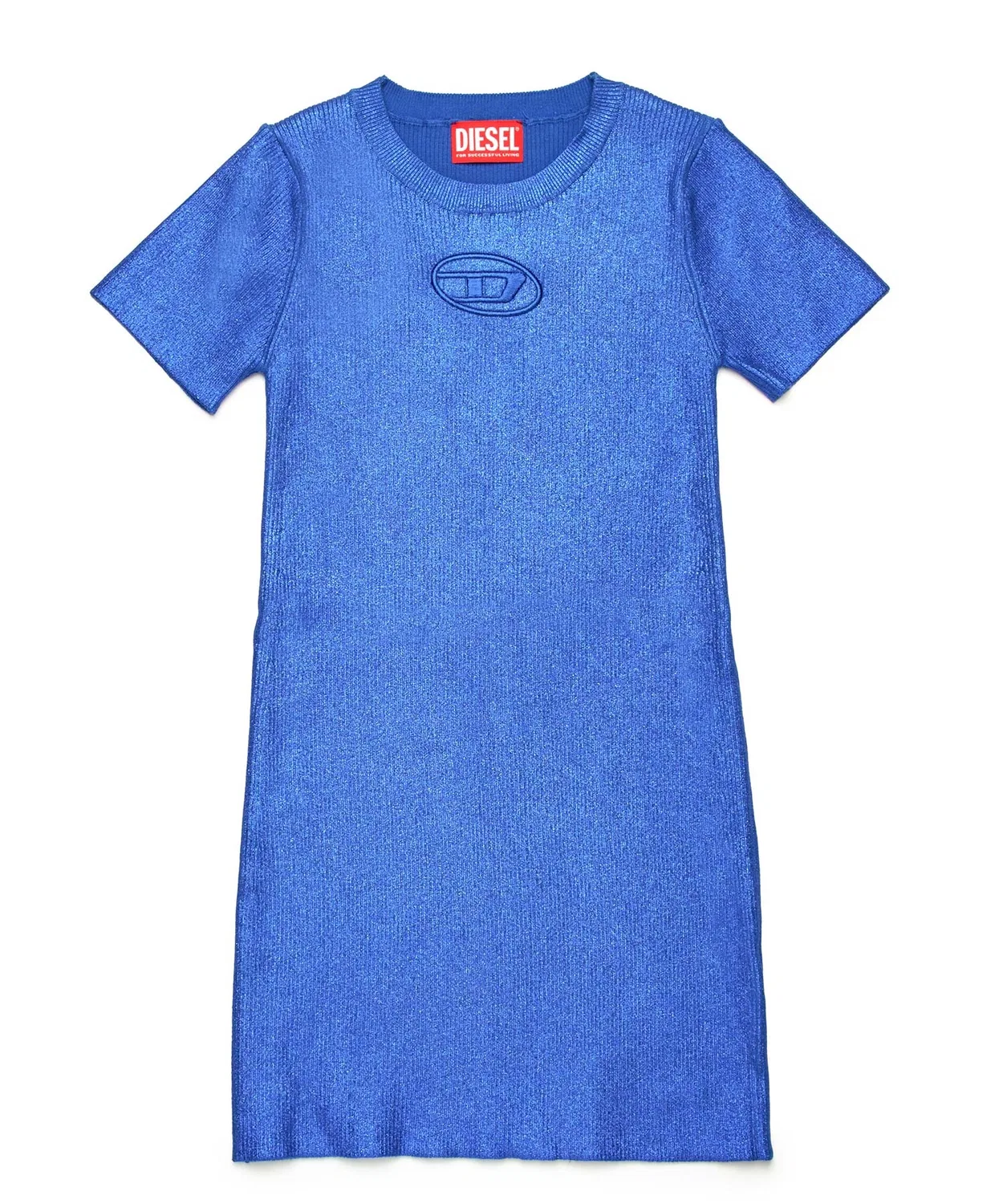 Детское платье с коротким рукавом One Point Brand Logo DIESEL KIDS, Blue