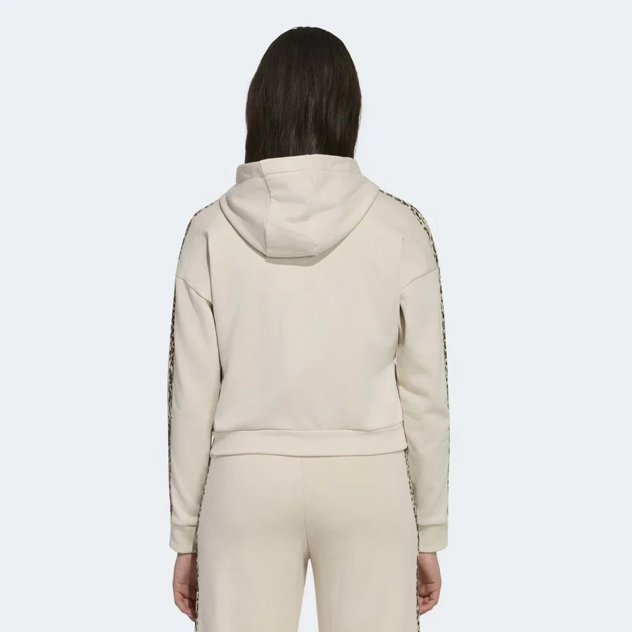 Детский свитшот с капюшоном Seasonals Animal adidas, Кремовый — фото 2