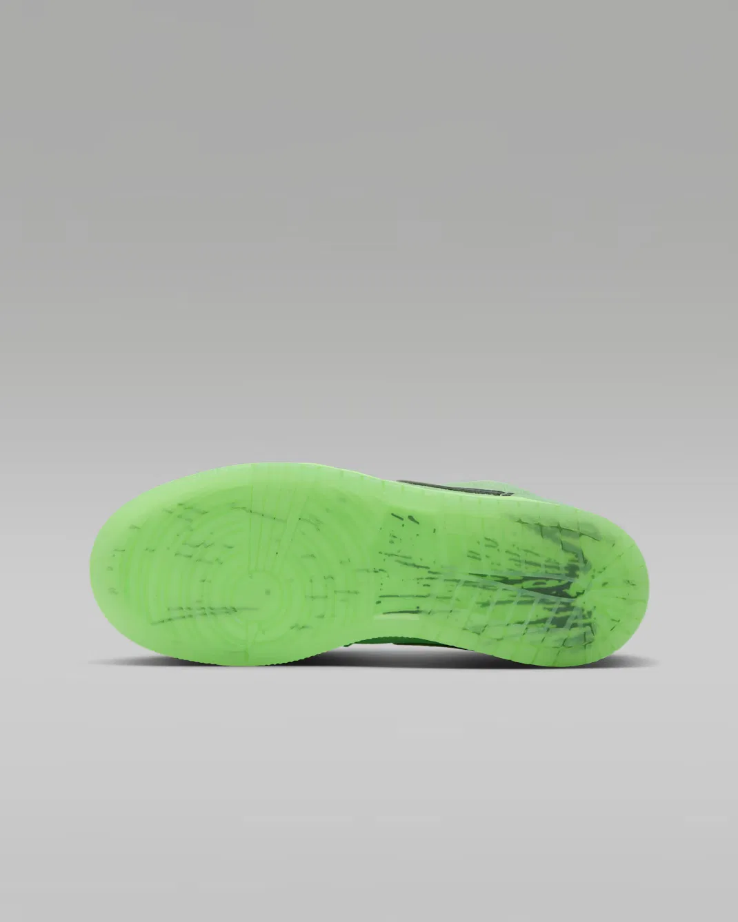 Кроссовки для детей постарше Air Jordan 1 Low SE, Lime Blast/Lime Blast/Anthracite — фото 2
