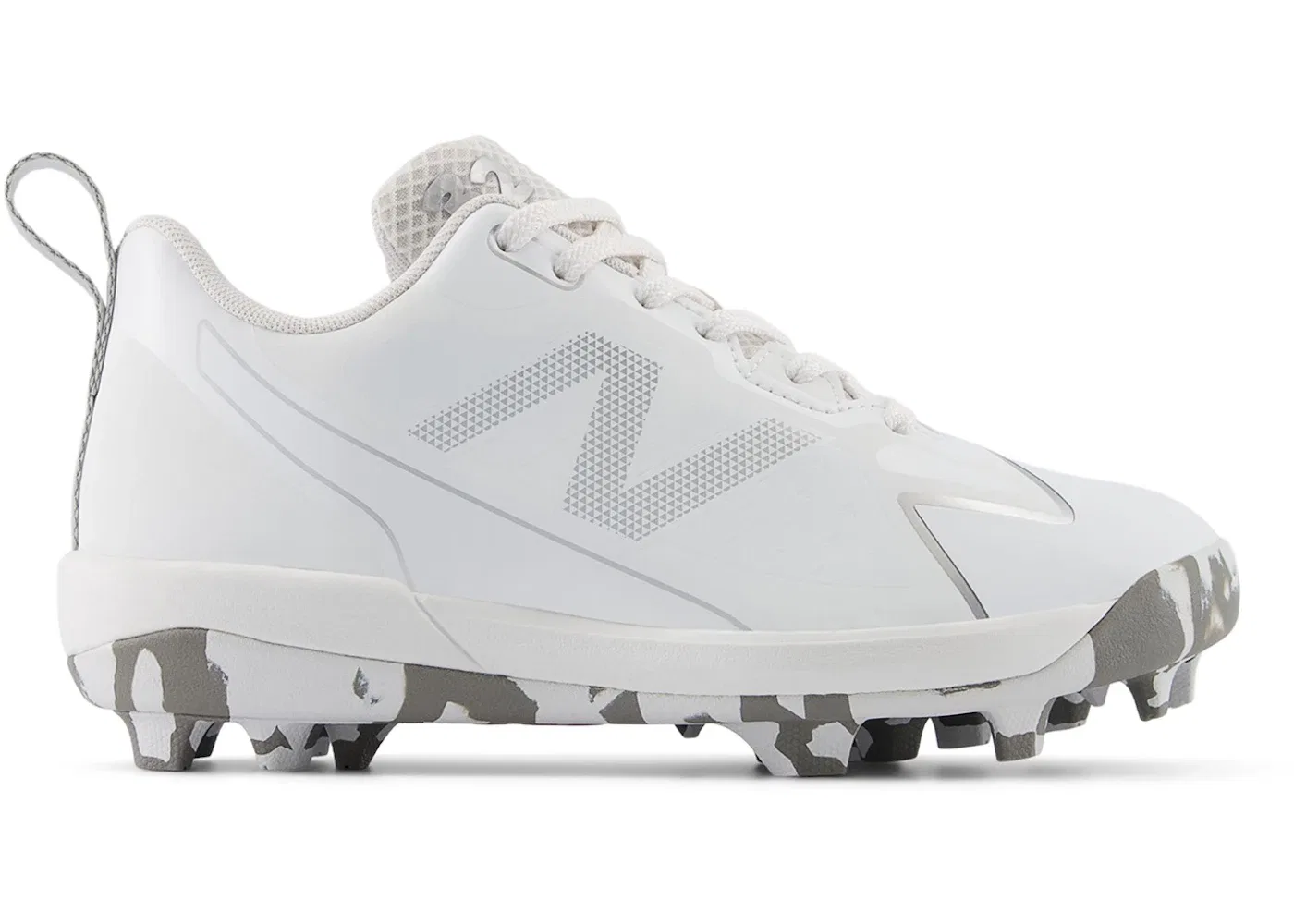 Детские бутсы New Balance Romero Duo Rubber Molded, White/Silver Metallic