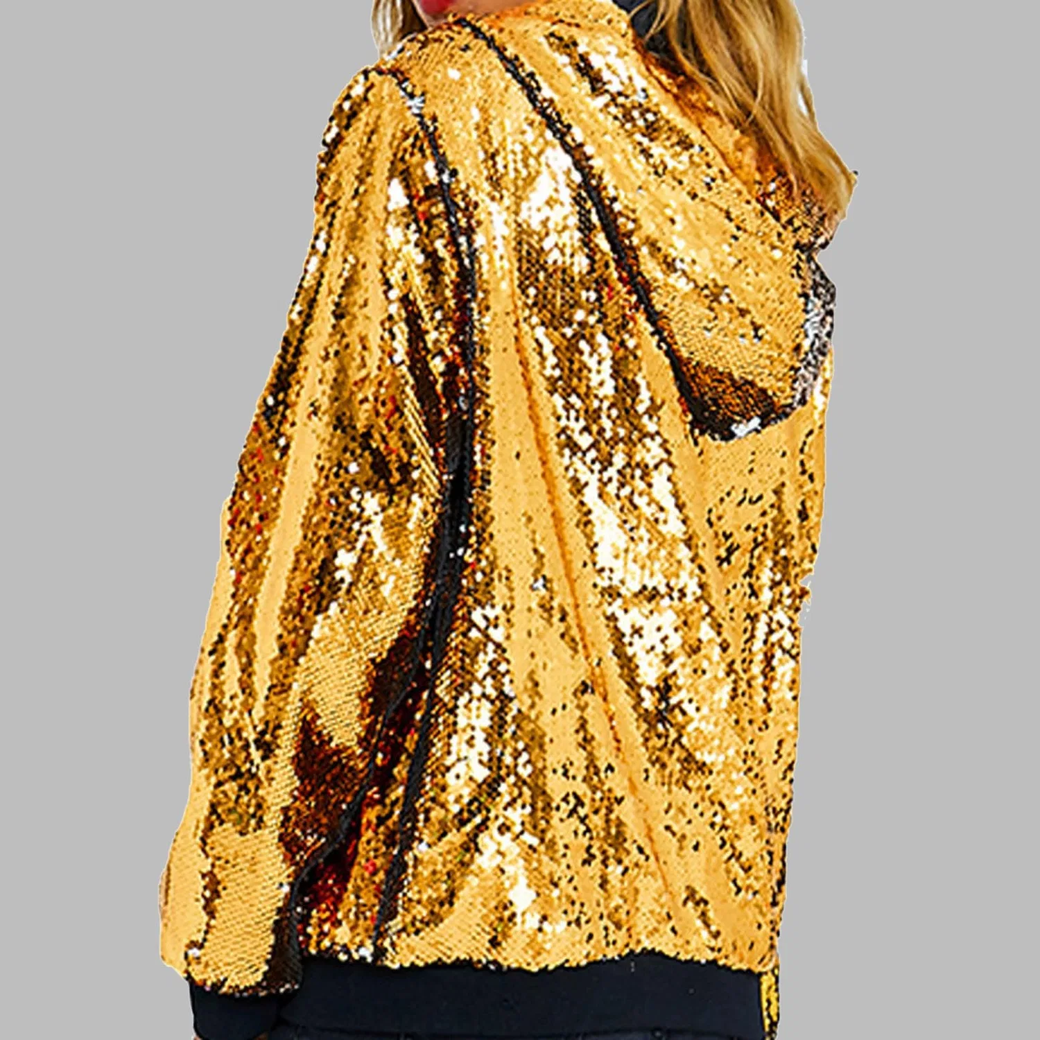 Женская ветровка с длинным рукавом College Blouson, Oro — фото 3