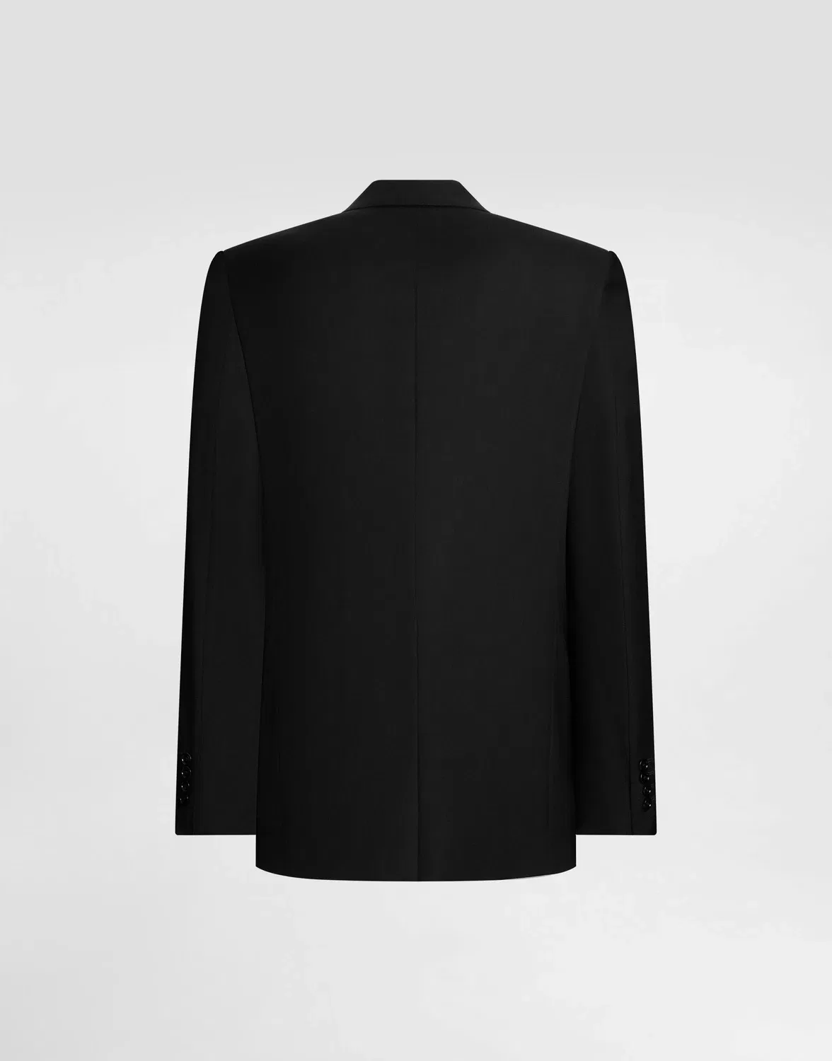 Куртка Sicilia Light из натуральной шерсти, однобортная Dolce & Gabbana, черный — фото 2