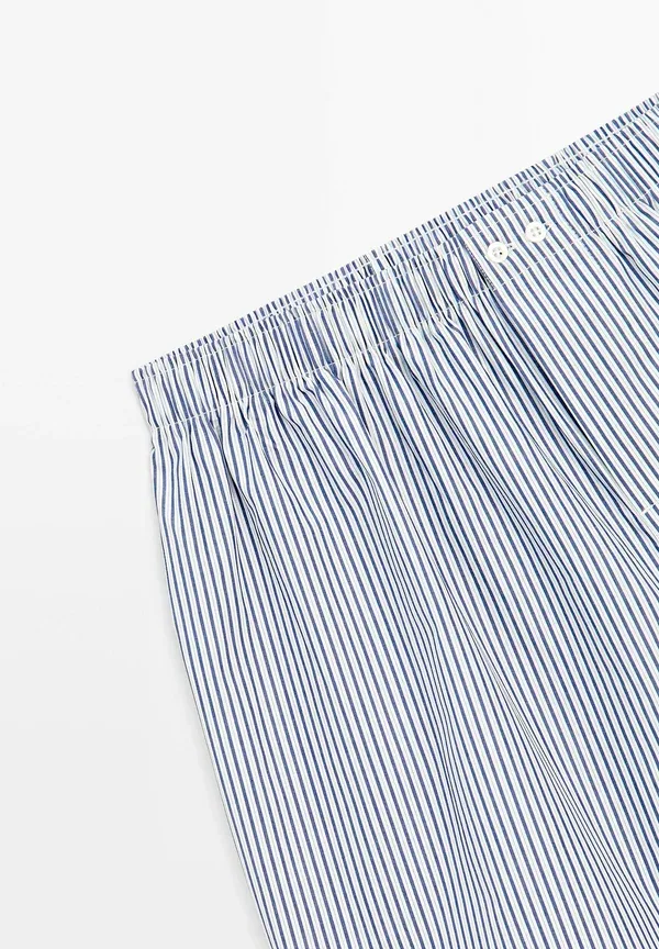 Боксеры из хлопка Boxer shorts Massimo Dutti, mottled dark blue, темно-синий — фото 4
