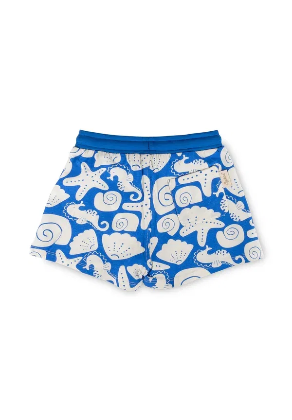 Шорты хлопковые Shorts sea you Sigikid, Blue/White, белый/синий — фото 2