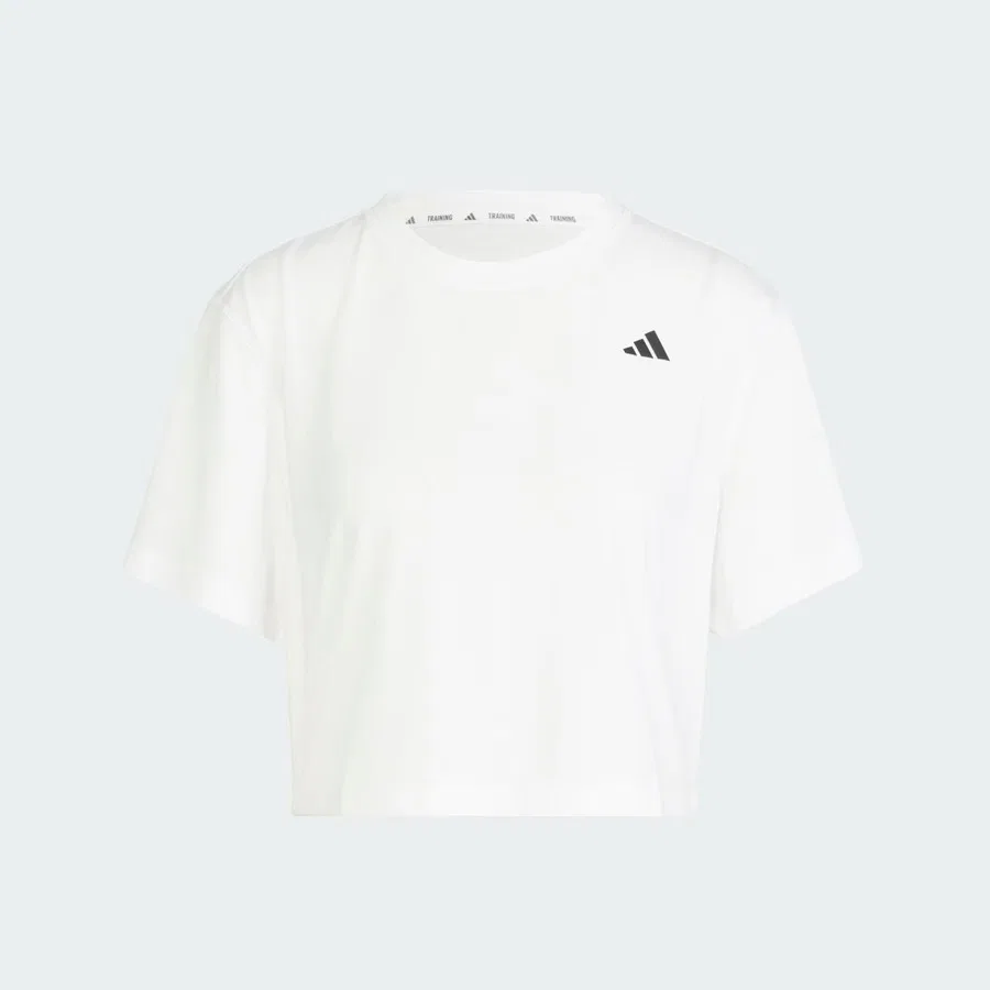 Футболка женская с коротким рукавом оверсайз Train Essentials Boxy adidas, Белый — фото 4