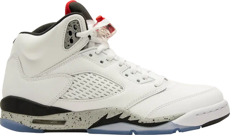 

Кроссовки Air Jordan 5 Retro GS White Cement, белый