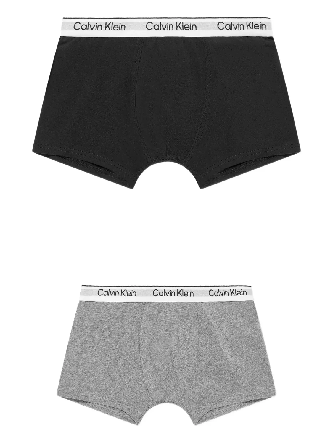 Комплект из трех трусов с логотипом Calvin Klein Kids, синий
