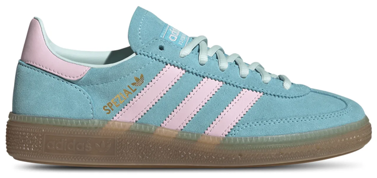 Детские кроссовки Handball Spezial Adidas, цвет Pulse Aqua/Clear Pink/Gum