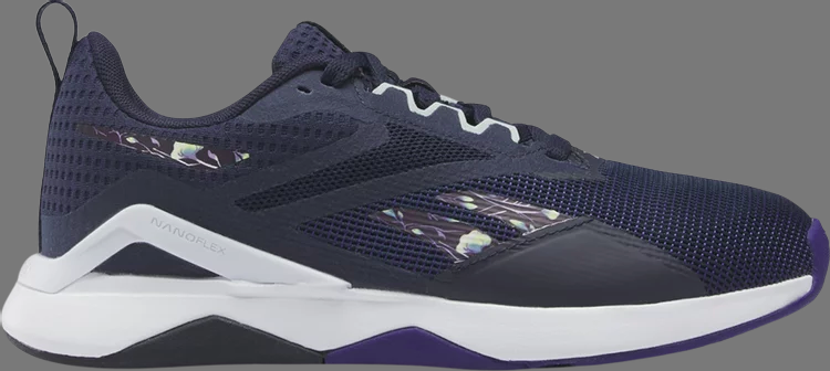 

Кроссовки wmns nanoflex tr 2.0 'vector navy bold purple' Reebok, синий, Синий;серый, Кроссовки wmns nanoflex tr 2.0 'vector navy bold purple' Reebok, синий