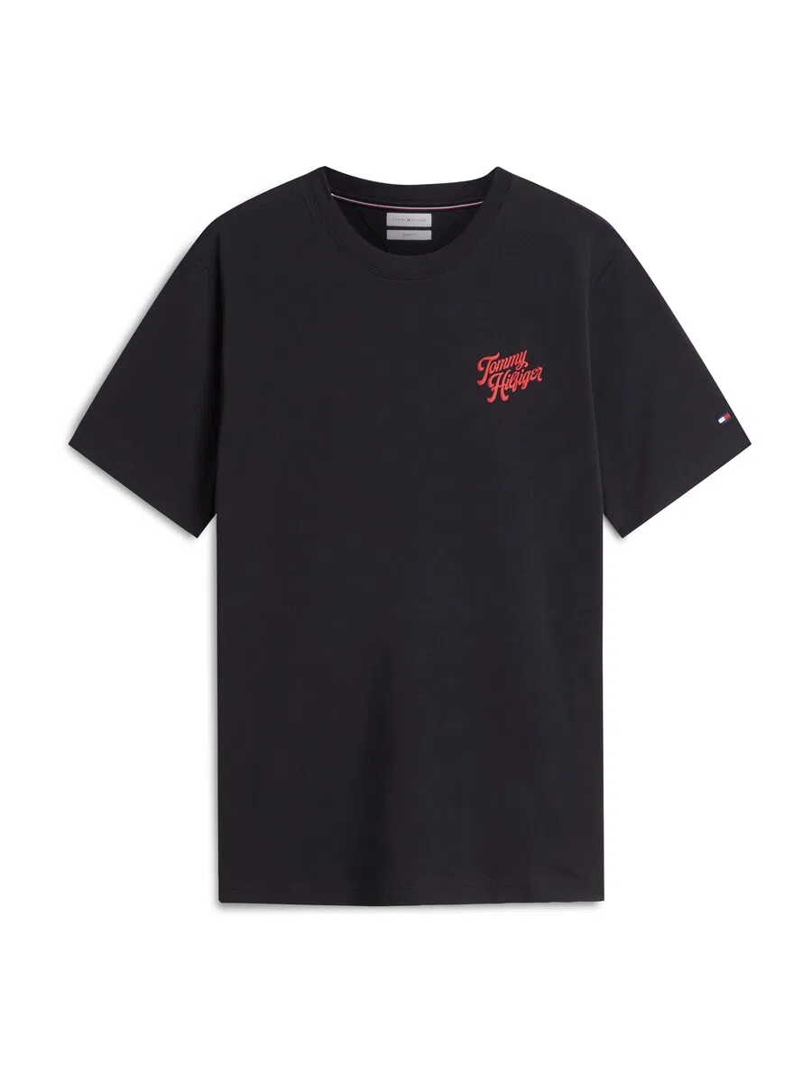 Футболка TOMMY HILFIGER IC черного цвета