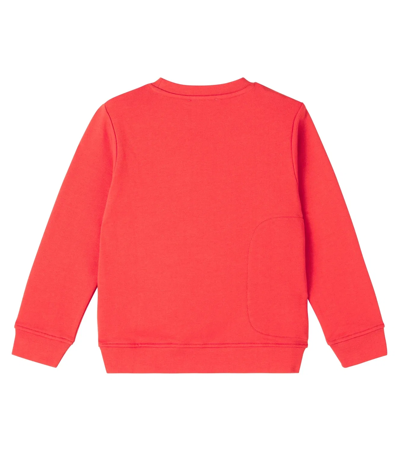 Свитшот хлопковый с принтом Stella Mccartney Kids, красный — фото 3